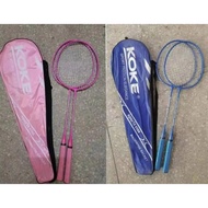 ASSORTED "FASHIONSHE" Badminton Racket Set 2pcs Full Carbon Badminton Racket Badminton Bag