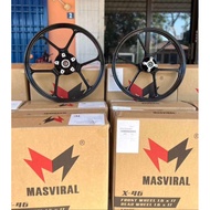 🔥MASVIRAL RIM X46 Y15/Y16/LC135 1.60/1.60-17 BLACK🔥