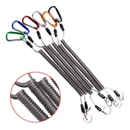 Multicolor retractable fishing lanyard fishing lanyard safety rope wire coiled lanyard for pliers gr
