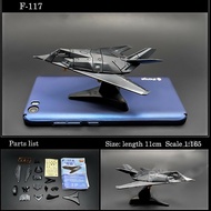4D Assembled Fighter Model Collection Puzzle Figure Toy F-117 Attack Nighthawk