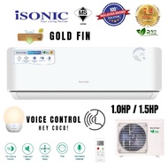 ISONIC Air Conditioner R32 1HP/1.5HP (Non-Inverter Aircond)