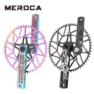 Litepro Folding Bike Edgepro Hollow Crank 130Bcd Chainring 50T 52T 54T 56T 58T Bicycle Integrated Chainwheel Crankset