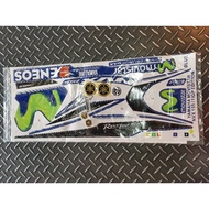 Stripe/ sticker Yamaha NVX  Movistar biru