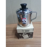 Zebra mug with stainless steel lid Zebra