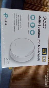 100%NEW  TP-Link Deco X50-PoE AX3000 雙頻 Mesh WiFi 6 路由器 (2件装)