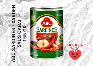 ABC SARDINES SARDEN SAUS CABAI 155 GRAM