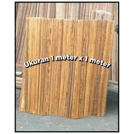 Bamboo palm blinds 1m x 1m + roll rope