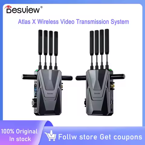 Desview Atlas X Wireless Video Transmission System Ultra-HD 4K, 24Mbps High Bitrate Full HDMI/SDI Su