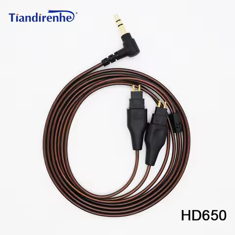 New headphone upgrade cable For Sennheiser HD414 HD650 HD600 HD580 HD565 HD545 HD535 HD525 HD265 HD2