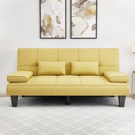 Burlap/pu leather 2 Seater or 3 Seater or 4 Seater Foldable Sofa Bed /  Sofa / Canvas Sofa / 2 in 1 lazy sofa Sofa lipat