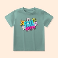 Game Fall Guys Children's T-shirts Unisex Boys Girls Tops Custom Name FGS-07B