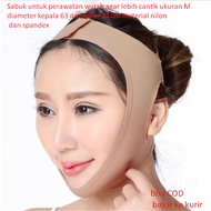 Belt for facial care to make it more beautiful, size M, head diameter 63 and neck 32 cm, nylon and s