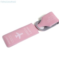 TIANCHUANG PVC Luggage Tag, Boarding Pass Baggage Name Tags Airplane Suitcase Tag, Address Label Air