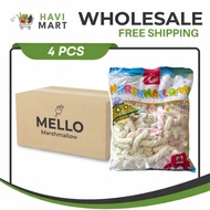 MELLO TWISTED MARSHMALLOWS Candy Toppings Dessert 680G (4 PIECES PER BOX) HONLINE