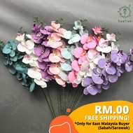 BUNGA ANGGREK FROSTED K9 ARTIFICIAL KAIN (EAST MALAYSIA FREE SHIPPING)