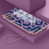 HP Phone Case For Samsung Galaxy A03 A03s A03 Core Case Colorful Striped Pattern Phone Case Layered 