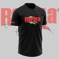 2025 Tshirt Rapala Rod Mancing 100% Microfiber Eyelet Premium Quick Dry Tshirt