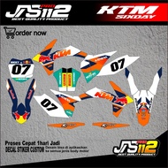 DECAL KTM SIXDAY DECAL KTM 250 KTM 85 FULL BODY STICKER KTM 250