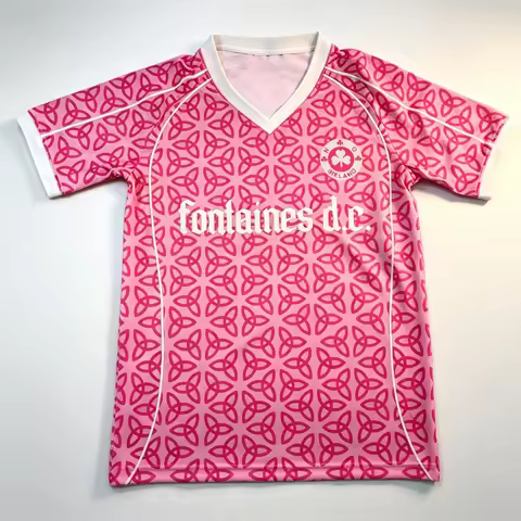 Fontaines D.C. 2026 Romance Tour Jersey Men Women Quick Dry Breathable Y2k Summer Sports Casual Shor