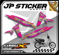 STRIPING STIKER KARISMA X - STICKER MOTOR HONDA KARISMA X LIST VARIASI HOLOGRAM (JP.S2) 010
