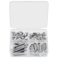 Wall Plate Screws, 100 pcs White Outlet Screws 6-32 Thread Light Electrical Cover Panel Switch Plate
