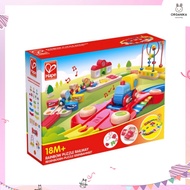 ชุดรางรถไฟสีสันสุดสดใส พร้อมรถไฟของเล่นไม้จากแบรนด์ Hape รุ่น Rainbow Puzzle Railway
