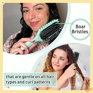Curls Barber Styling Tool Bounce Curl Define Styling Hair Brush Tangled Hair Comb Shaping Brush