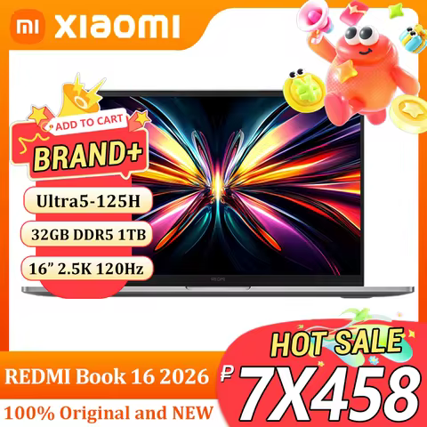 Xiaomi REDMI Book 16 2026 Ultra5-125H 32GB+1TB 16inch 2.5K 120Hz Screen Gray