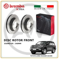 BREMBO XTRA Toyota Land Cruiser UZJ200 Front Rear Drilled Sport Racing Brake Disc Rotor