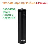 Sạc dự phòng gopro osmo pocket action camera dung lượng 6000mah có thể dùng cho máy ảnh điện thoại d