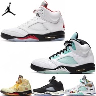 Air 5 Fire Red White Black mint green 1080i jar5 shoes for women men basketball shoes