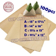 Brown Hawker Paper / Paper Food Wrap / Food Packaging Kraft Paper / Kertas Pembungkus Makanan