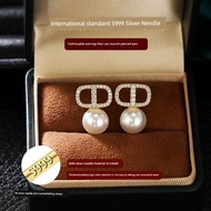 earrings for women anting anting perempuan Anting-anting mutiara putih anting-anting CD anak perempu
