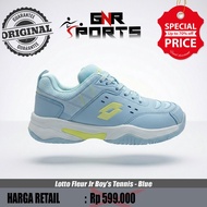 Lotto Fleur Jr Boy's Tennis Shoes - Blue 100%Original