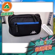 Beyond Sports KAPPA 341M6UW005 Waist Bag W34 * H17.5 * D5cm Black