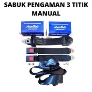 Safety belt - universal 3-point manual car Safety belt