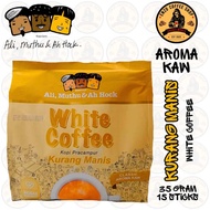 Ali Muthu & Ah Hock - Aroma Kaw Kurang Manis White Coffee - Instant Coffee Drink