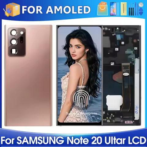 AMOLED Note 20 Ultra N985 N985F N985U For Samsung For Note20U LCD Display Touch Screen Digitizer Ass