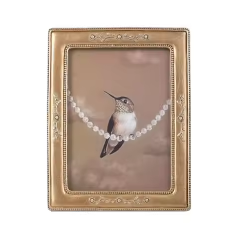2.5x3.5 Vintage Picture Frames, Small Picture Frame, Wallet Size, Ornate Picture Frames, Mini Photo 
