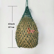 1pc Slow Feed Hay Net For Horses, Cows, Sheep, Donkeys, Large Durable Feeding Supplies 42" Length Wi