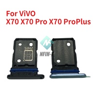 For VIVO X70/X70 Pro/X70 Pro Plus SIM Card Tray Slot Holder Adapter Socket Repair Parts