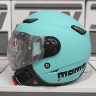 Helm Jpn Momo Kaca Pilot sky blue dop
