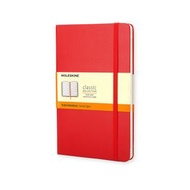 Moleskine 經典硬皮記事本 大型 橫間 紅色 (13 x 21 cm)