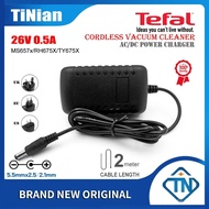 26V 0.5A 500mA AC/DC Power Adapter FS-9100033235 for Tefal TY5516 TY6756 MS657x RH675x TY675x Airbot Electrolux Cordless Vacuum Cleaner 21.6V Battery Charger N8PY