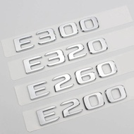 3d ABS Self-adhesive Letters For Cars Mercedes E43 E63 AMG Benz E200 E220 E260 E300 E320 W213 W212 L