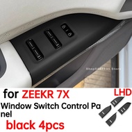 ZEEKR 7X 2024 2025 รถแผงควบคุมสวิทช์หน้าต่างสําหรับอุปกรณ์ตกแต่งภายใน  สําหรับซ้าย
