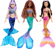 Mattel Disney The Little Mermaid Ariel Sisters Doll Set with 3 Fashion Mermaid Dolls, Includes Mala,