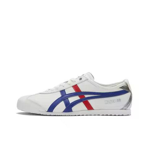 Onitsuka Tiger MEXICO 66 Comfortable Slip-Resistant Durable Low-Top Casual Running Shoes Unisex Whit