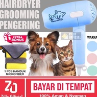 Zillo Hairdryer Pengering Bulu Kucing Anjing Anabul Hewan Peliharaan Pet Blower Hair Dryer Grooming 