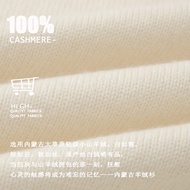 100% Pure Cashmere Men's Sweater Earldos City Sweater Thickened Cashmere Sweater Men Round Neck Wint